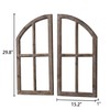 Sintosin Farmhouse Window Frame Wall Decor 30 Inch, Set of