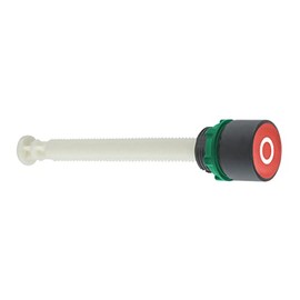 Schneider Electric Manual Overload Reset Push Button - Red Flush with O Marking - 22mm Mounting Diameter, 17-120mm Activating Distance, Quick & Easy Assembly - Harmony XB5 (XB5AA84101)