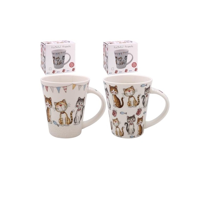 The Leonardo Collection Faithful Friends - Set of 2 Cats