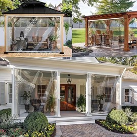 Clear Tarp, Clear Tarps Heavy Duty Waterproof 14Mil,Transparent Waterproof Tarpaulin with Eyelets-0.35mm， Reinforced Tear Resistant Edges, Outdoor Greenhouse Tarp, Rainproof, Yard Covering，3x6ft