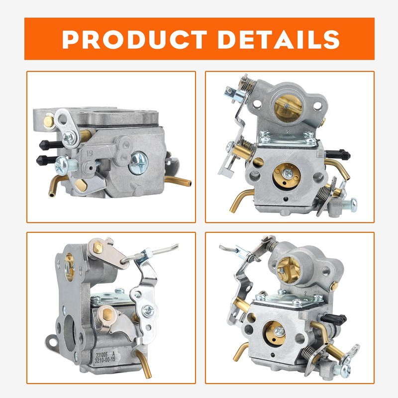 Hipa 545070601 Carburetor for Poulan Pro P3314 PP3816 PP4218 PP3416