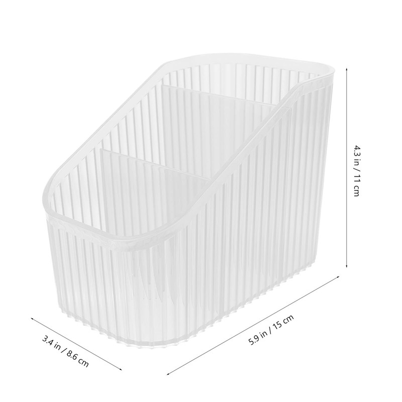 FOMIYES Makeup Brush Holder Organizer Transparent Storage Container for Cosmetics