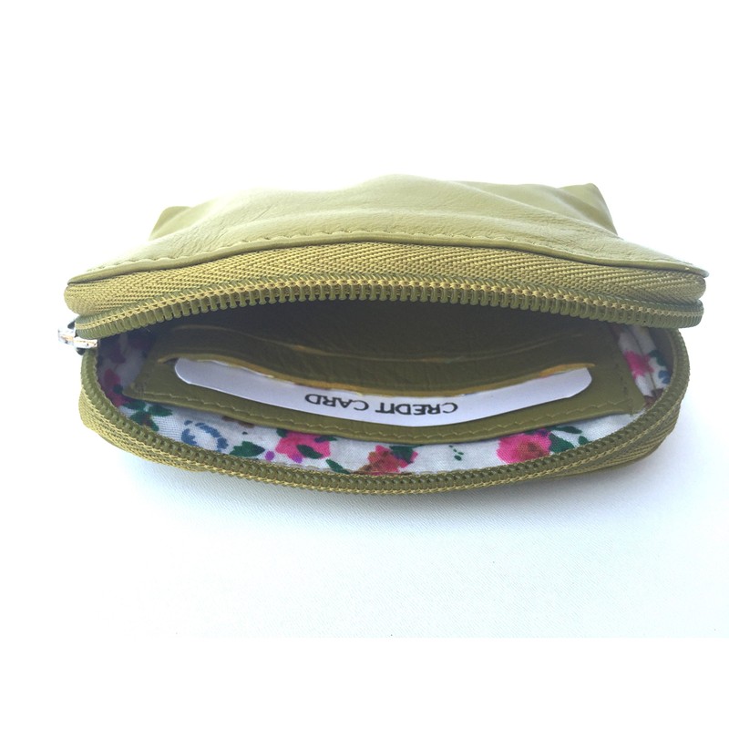 Golunski 327 Small Super Soft Leather Credit Card,Coin Zip Purse