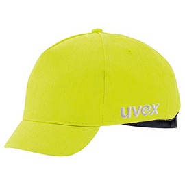 Uvex U-Cap Sport Hi-Viz Bump Cap - Short Peak - Warning Yellow - 52-54 cm 52-54 cm