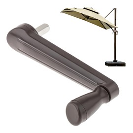 Qianly Patio Umbrella Accessories Outdoor Umbrella Clamp Mount Adjustable Parasol Heavy Duty Handrail Outdoor Umbrella Accessories Garden Parasol Table Umbrella Crank Handle for Outdoor, Crank handle