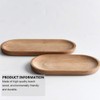 OSALADI 2pcs Beech Pallet Service Plate Dinner Tray Dinner Plate