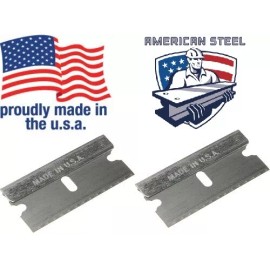 Razor 50 pc Razor Blades Single Edge Extra Sharp Super Strong. Made in USA!!