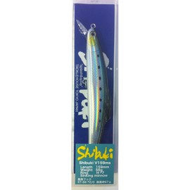 TackleHouse Minnow Shibuki ms 6.2 inches (159 mm), 2.0 oz (56 g), Sardine HG #02 V159ms Lure