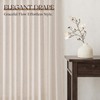 Jowels Flax Linen Beige Curtains 96 inches Long 2 Panel