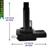 DAVRPES 22680-AA380 Air Flow Meter Sensor 80mm AFM Sensor for