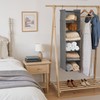 GRANNY SAYS 6 Shelf Hanging Closet Organizers and Storage, Collapsible