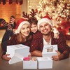 KPOSIYA 36 Pack Christmas Cookie Boxes for Gift Giving, 9x6x3