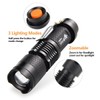 ULTRAFIRE 5 Pack SK68 Tactical and Small Flashlights,7w 3-Mode Pocket