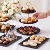 SWEETBLOOM 12-Pack Dessert Table Display Set Black