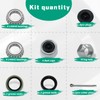 2 Sets 2000lb Trailer Hub Kit 5 Bolt 4.5" Trailer
