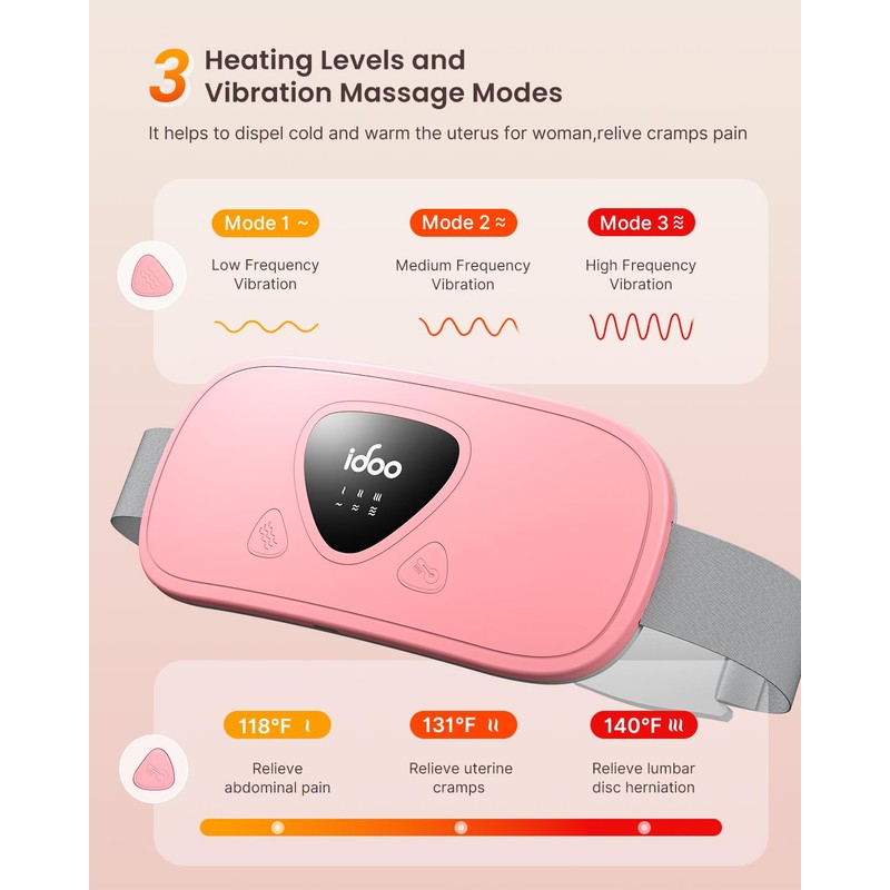 iDOO Portable Heating Pad & Heating Pad for Neck