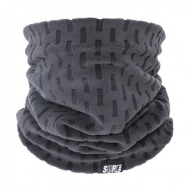 Women's Winter Cycling Neck Warmer with Extended Mask - Double Plush Pullover Scarf 30/Dark Gray 3ea