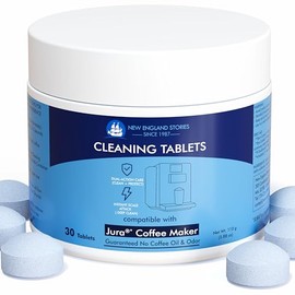 Jura Compatible Cleaning Tablets - 30 Count for Espresso Machines