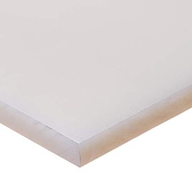 USA Sealing BULK-PS-PP-3 Polypropylene Plastic Sheet, 1/8" Height, 12" Width, 12" Length