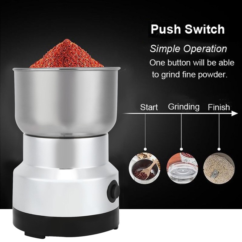 Multifunctinal Electric Coffee Grinder Kitchen Grains Nuts Beans Spices Milling