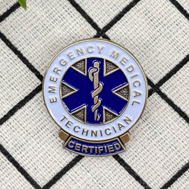 Emergency Medical Technician EMT Enamel Pin - Theme Series