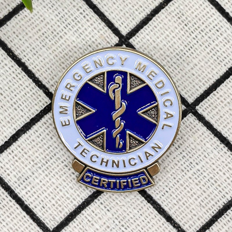 Emergency Medical Technician EMT Enamel Pin - Theme Series