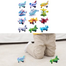 Perfeclan 12 Pieces Wooden Model Airplane Airplane Kits Party Favors for Kids Educational Toy Handicraft Plane Gift Airplane Model Toy