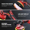 Avhrit Cordless Car Buffer Polisher kit w/ 2x2000mAh 21V Batteries,