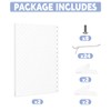 WALMANN Metal Tabletop Pegboard Display Standing Pegboards for Craft Shows,