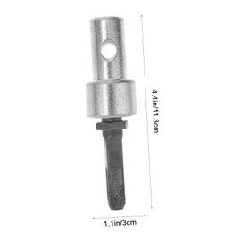 Tofficu Earth Auger Adapter Drill Bit Converter for Hammer Drill Durable Connection for Garden Augers Easy Operation Professional Tool Accessory for Hard to Reach Areas