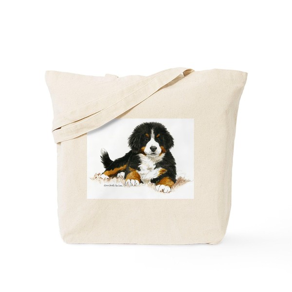 CafePress Bernese Mountain Dog Bright Eyes Tote Bag Natural Canvas