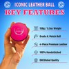 ONEGlobal Iconic Leather Cricket Ball - 100% Hand Stitched 5.5oz