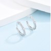 Sterling Silver Hoop Earrings for Women Grils | Small Silver