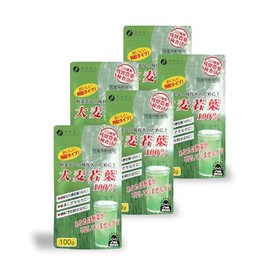 FINE JAPAN 100% Barley Young Leaves Bag Type, 3.5 oz (100 g), Tested for 532 Kinds of Pesticide Residues, Made with 100% Japanese Barley Young Leaves x 5 Pieces