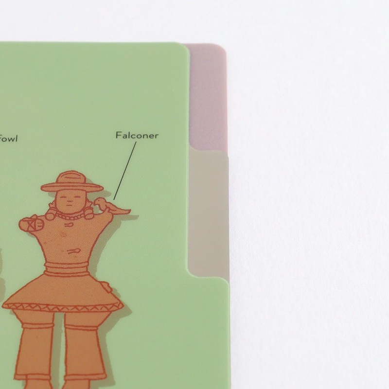 Green Flash STUDY HOLIC A5 Pocket Clear File Archaeology ST-338