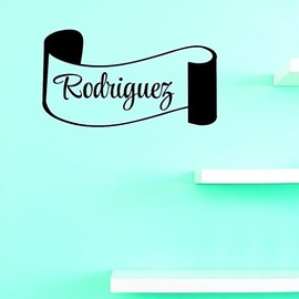 Decals - Rectangle Family Frames Wall Art Size 10 Inches X 20 Inches 22 Colors Available