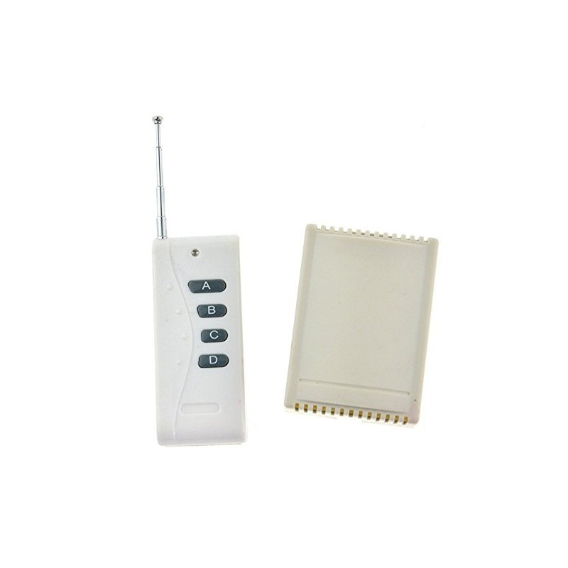 Pxyelec DC 12V One Transmitter 4 Channel Relay Smart Wireless
