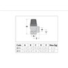Caleffi 1/2" 3 Bar Relief Safety Valve