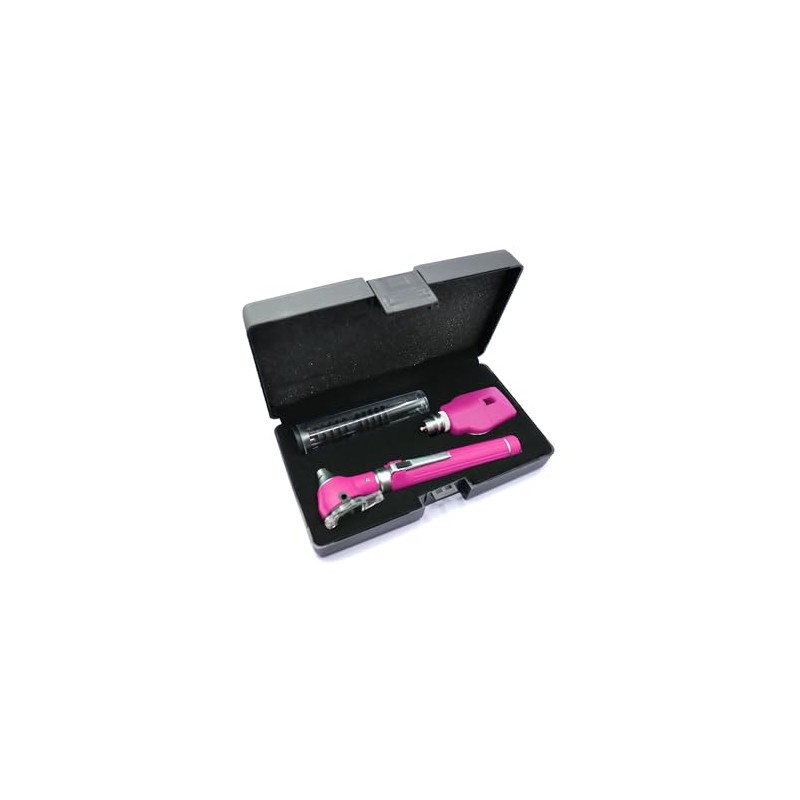 Estuche de Diagnostico Oto/Oftalmo Estuche Rígido, Rosa