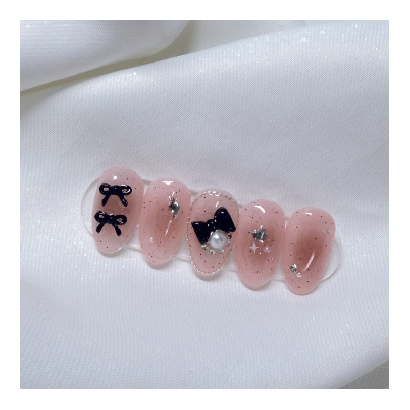 [Handmade Nail Tips] Cheek Topping Nail Tips - Petitful /