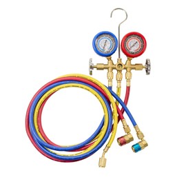 OEM TOOLS 24563 Manifold Gauge Set (R134a Brass), 1 Pack