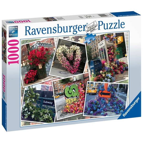 Ravensburger NYC Flower Flash 1000 Piece Jigsaw Puzzle for Adults -
