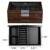 Lifomenz Co Wooden Watch Box for Men Watch Jewelry Box