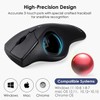 SANWA Bluetooth Wireless Ergonomic Trackball Mouse, Optical Rollerball Mice, Programmable