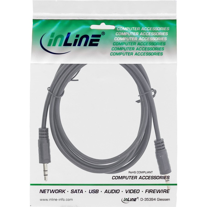 InLine 1.5m 3.5mm Male to Male Stereo Audio Cable