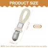 sourcing map 4 Pcs Tea Towel Clips with Cotton Loop