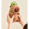 EASYLR 12inch Cute Capybara Plush with Turtle Backpack, Soft Capybara