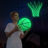 Jenaai 3 Pcs Glow in The Dark Basketball Set, Includes