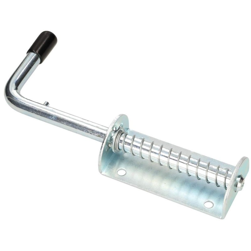 KOTARBAU® Spring Bolt Bolt Door Bolt Silver Rustproof Rubber Handle