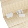50 PCS 90 Degree Plastic Corner Braces,Plastic Corner Angle Shelf